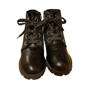 Falls Creek Black Gils Combat Boots